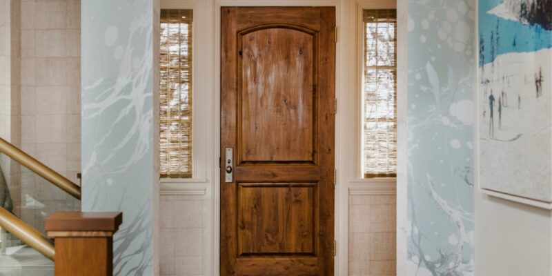Utah entryway design featuring thoughtful finishes and a welcoming first impression.